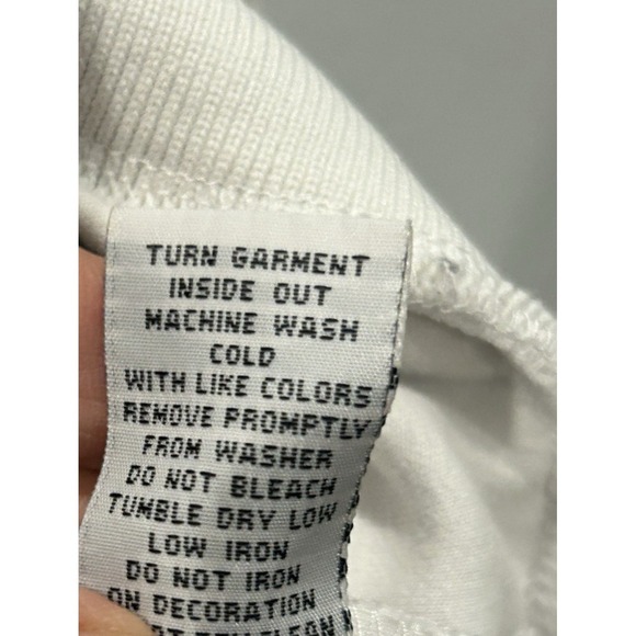 Y2K Marc Ecko Cut and Sew White & Black Zip Up Preppy Medium - Picture 8 of 10